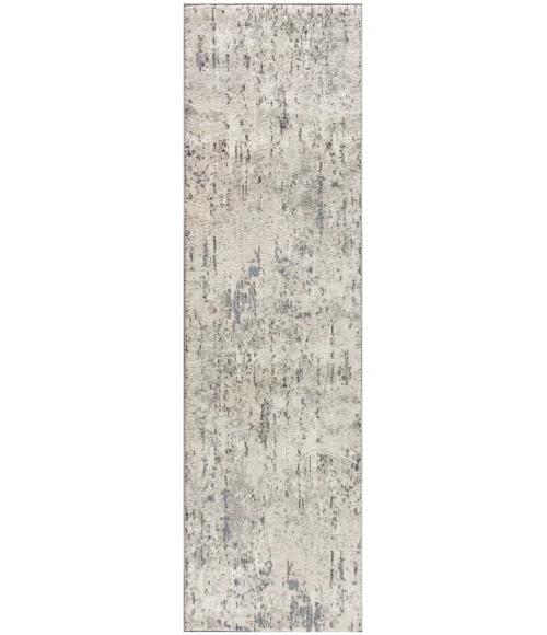 Nourison Quarry Ivory Blue Grey QUA01 6 ft. Rect. Rug