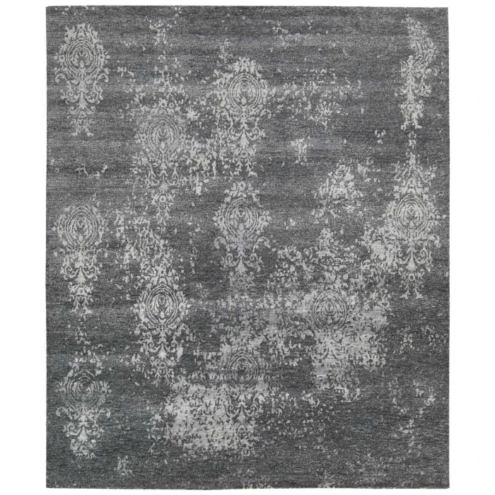 Nourison Silk Shadows Graphite SHA14 10 ft. X 14 ft. Rect. Rug