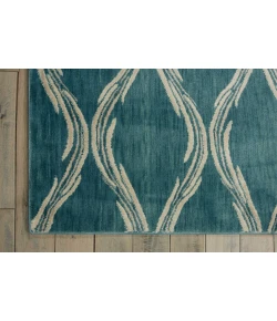 Nourison Home Tranquility Aqua TNQ02 3ft.9in. x 5ft.9in. Rect. Rug