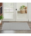 Nourison Natural Texture Ivory Grey NTX01 2 ft. X 4 ft. Rect. Rug