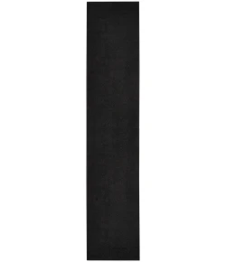 Nourison Home Nourison Essentials NRE01 Black 2 ft. 2 in. X 20 ft. Area Rug