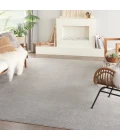 Nourison Nourison Essentials Silver Grey Area Rug NRE01 Silver Grey 10' x 14'