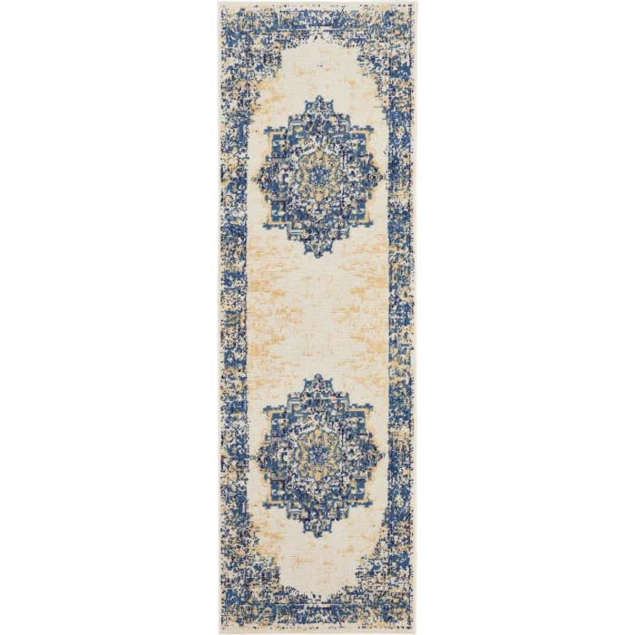 Nourison Grafix Runner Area Rug GRF14-White