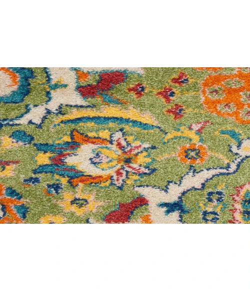 Nourison Allur Sage Ivory ALR03 2 ft. 3 in. X 12 ft. Rectangle Rug