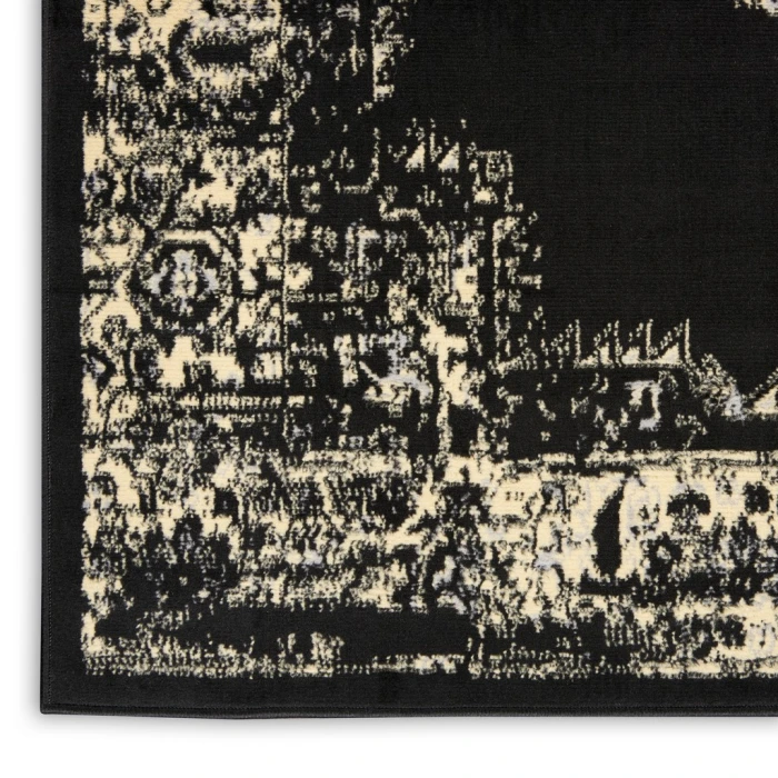 Nourison Grafix Area Rug GRF14-Black