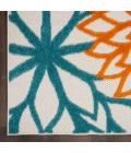 Nourison Aloha Area Rug ALH05 Turquoise Multicolor