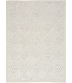 Nourison Home Easy Care NES01 Ivory White 6 ft. X 9 ft. Area Rug
