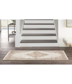 Nourison Home Grafix GRF14 Ivory Beige 3 ft. X 5 ft. Area Rug