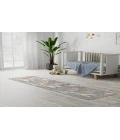 Nourison Astra Machine Washable Multicolor ASW01 2 ft. 2 in. X 8 ft. Rectangle Rug