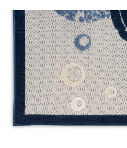 Nourison Aloha Area Rug ALH27 Navy Blue