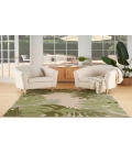 Nourison Aloha Ivory Green ALH40 6 ft. X 9 ft. Rectangle Rug
