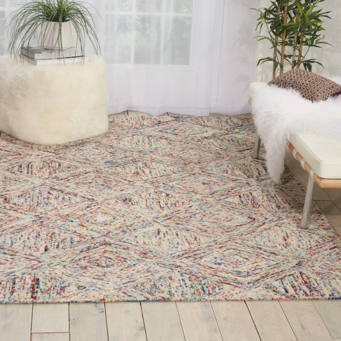 Nourison Linked Area Rug LNK01-Multicolor