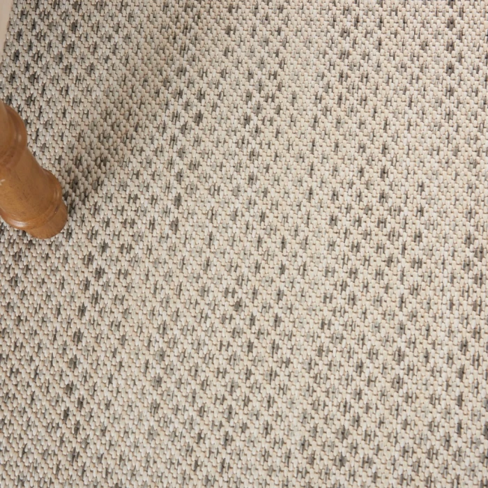 Nourison Courtyard Area Rug COU01-Ivory Silver