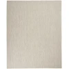 Nourison Home Courtyard COU01 Ivory Silver 10 ft. X 14 ft. Area Rug
