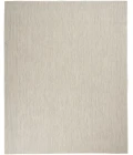 Nourison Courtyard Area Rug COU01 Ivory/Silver