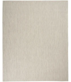 Nourison Home Courtyard COU01 Ivory Silver 10 ft. X 14 ft. Area Rug
