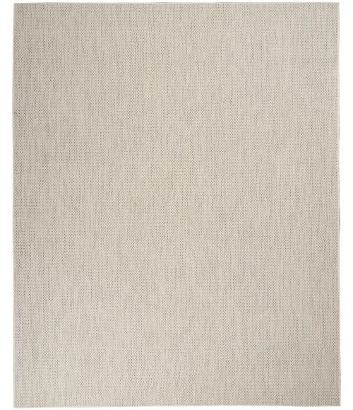 Nourison Courtyard Area Rug COU01 Ivory/Silver
