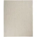 Nourison Home Courtyard COU01 Ivory Silver 10 ft. X 14 ft. Area Rug