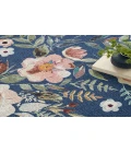 Nourison Nourison Washables Navy Multicolor NWB01 5 ft. 2 in. X 7 ft. Rectangle Rug