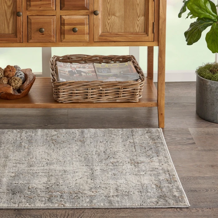 Nourison Quarry Beige Grey QUA03 2 ft. X 4 ft. Rect. Rug