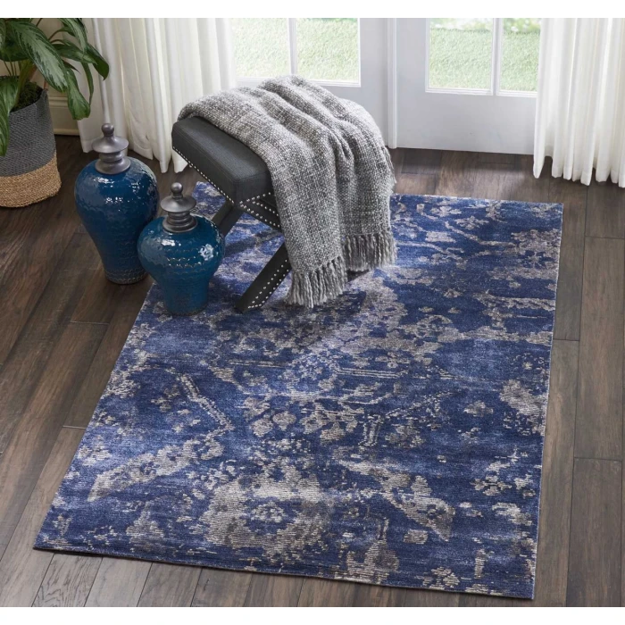 Nourison Home Lucent Blue LCN06 3ft.9in. x 5ft.9in. Rect. Rug