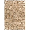 Michael Amini City Chic MA100 Amber Gold 5 ft. 3 in. X 7 ft. 5 in. Area Rug