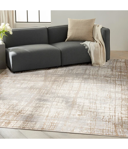Calvin Klein Rush Area Rug CK950 Ivory/Taupe