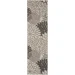 Nourison Home Aloha ALH05 Silver Grey 2 ft. 3 in. X 8 ft. Area Rug