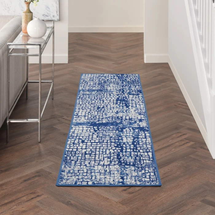 Nourison Whimsicle Area Rug WHS07-Ivory Navy