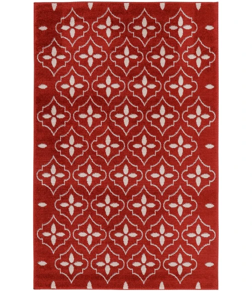 Nourison Home Nourison Essentials Brick Ivory NRE04 4 ft. X 6 ft. Rectangle Rug