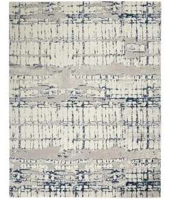 Nourison Home Twilight TWI10 Ivory/Navy 9 ft. 9 in. X 13 ft. 9 in. Area Rug