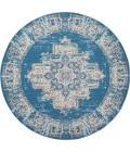 Nourison Grafix Round Area Rug GRF14-Blue