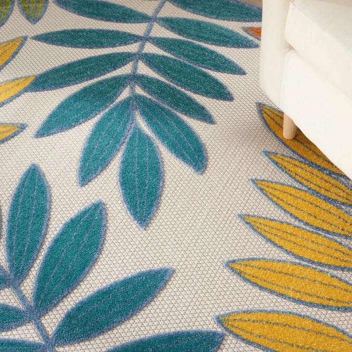 Nourison Aloha Area Rug ALH18 Ivory/Multi