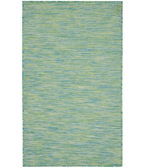 Nourison Positano Area Rug POS01 Blue Green 3' x 5'