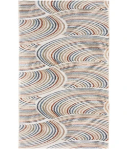 Nourison Home Astra Machine Washable ASW08 Ivory Multicolor 2 ft. X 6 ft. Area Rug