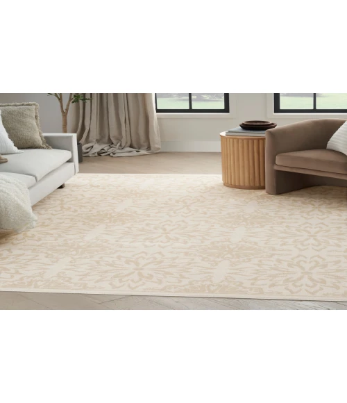 Nourison Jubilant Ivory Beige JUB06 5 ft. 3 in. X 7 ft. 3 in. Rectangle Rug