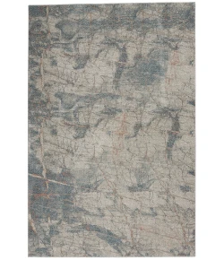 Nourison Home Rustic Textures RUS15 Light Grey Blue 3 ft. 11 in. X 5 ft. 11 in. Area Rug
