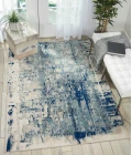 Nourison Maxell Area Rug MAE16-Ivory/Blue