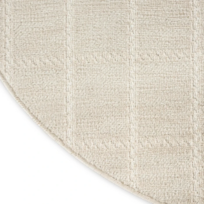 Nourison Serenity Home Ivory SRH05 8 ft. X Round Rug