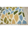Nourison Home Home & Garden Green RS094 5ft.3in. x 7ft.5in. Rect. Rug