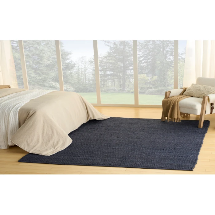 Nourison Natural Jute Navy NJT01 5 ft. X 7 ft. Rectangle Rug