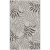 Nourison Home Garden Oasis GOA01 Grey 3 ft. X 5 ft. Area Rug