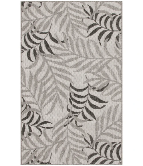 Nourison Garden Oasis Grey GOA01 3 ft. X 5 ft. Rectangle Rug
