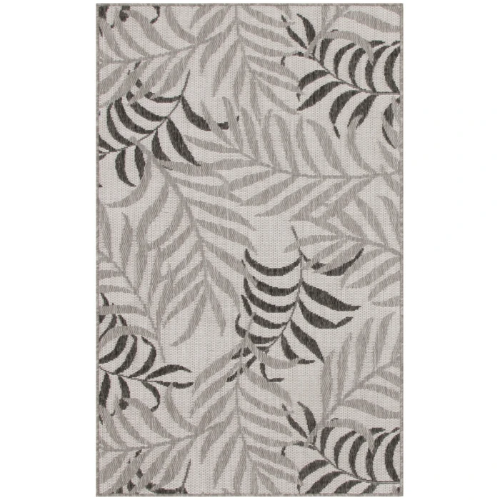 Nourison Garden Oasis Grey GOA01 3 ft. X 5 ft. Rectangle Rug