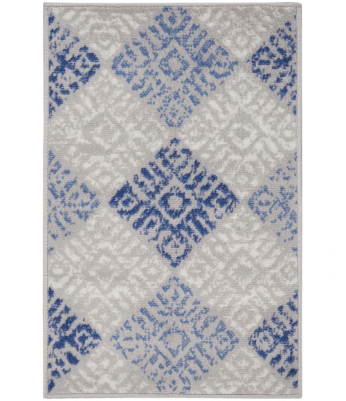 Nourison Whimsicle Area Rug WHS18-Grey Blue