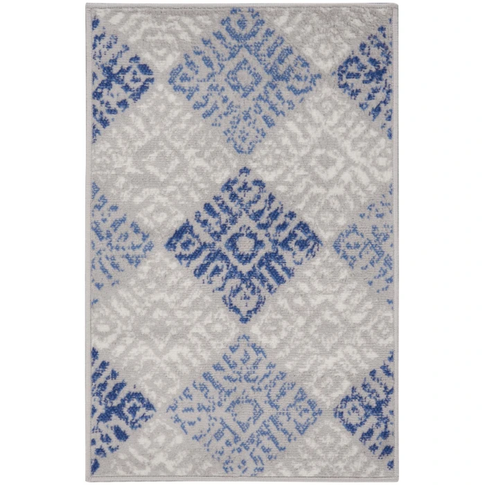 Nourison Whimsicle Area Rug WHS18-Grey Blue