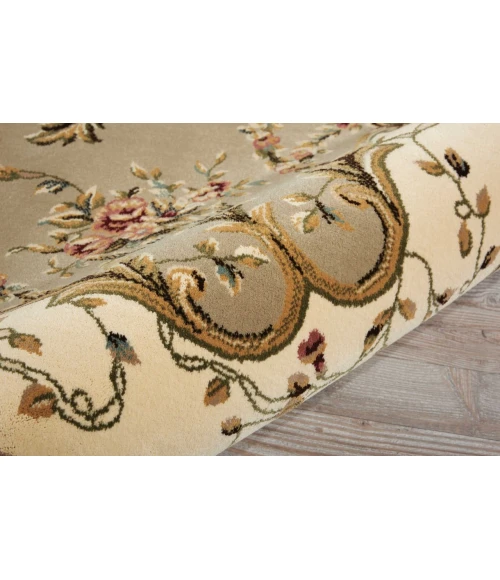 Nourison Home Bordeaux Beige BOR01 3ft.9in. x 5ft.9in. Rect. Rug