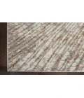 Inspire Me! Home Décor Metallic Grey Mocha MTL01 6 ft. X 9 ft. Rectangle Rug