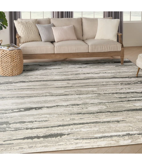 Nourison Sustainable Trends Ivory Multicolor SUT03 8 ft. X 10 ft. Rect. Rug