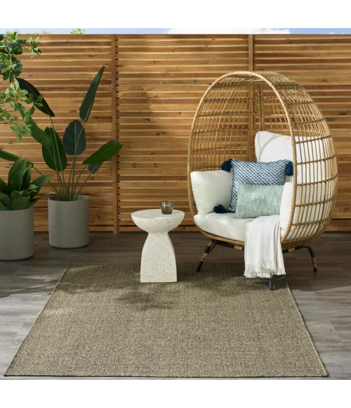 Nourison Tulum Olive TLM03 5 ft. 3 in. X 7 ft. Rect. Rug